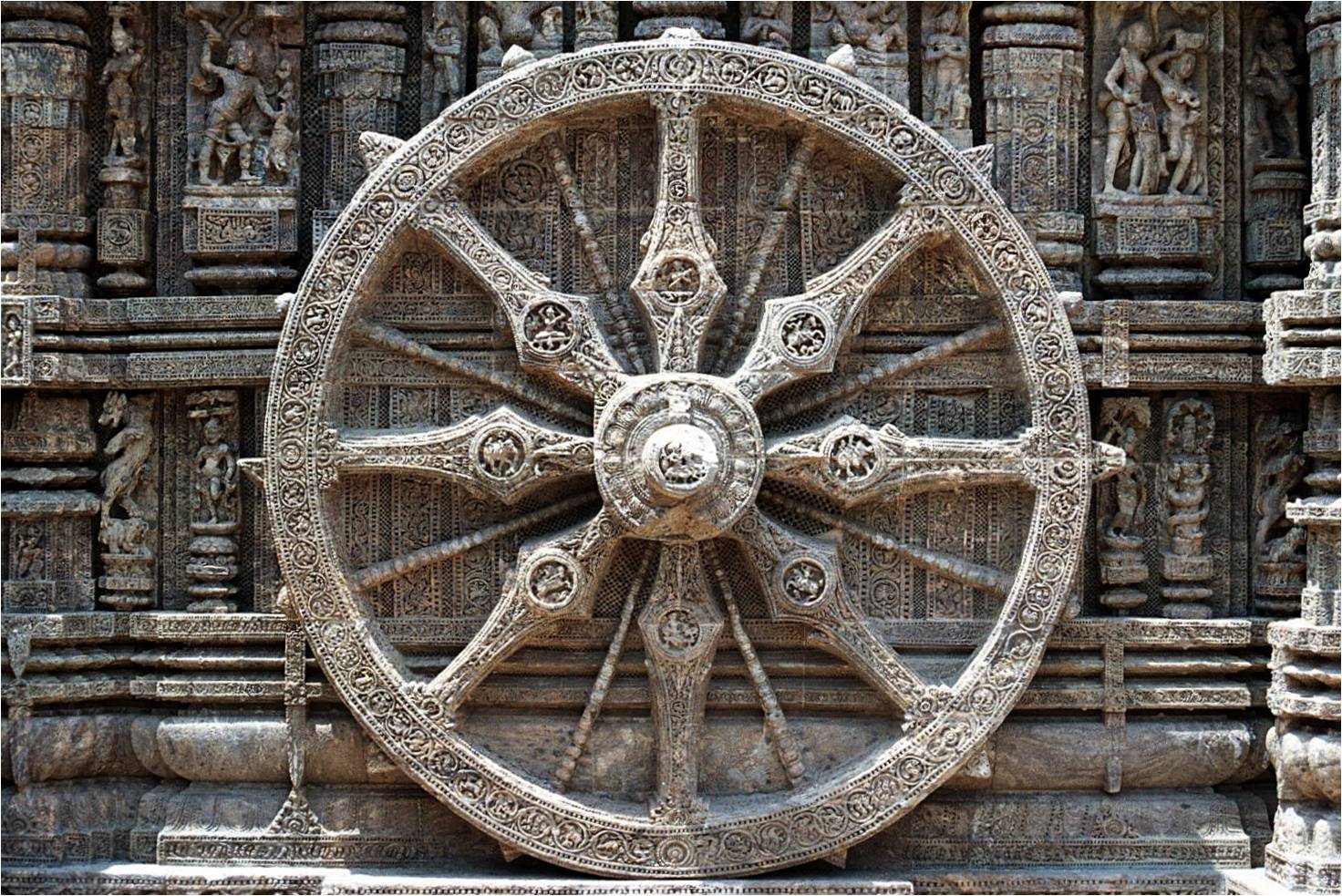 rueda dharma simbolo espiritual