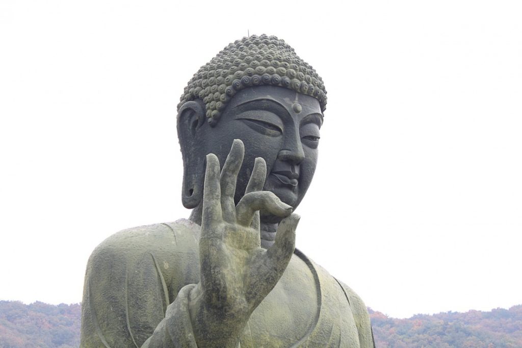 Karana Mudra Buda
